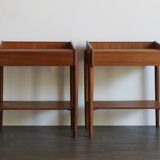 Børge Mogensen Scandinavian teak bedside tables 1950s