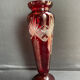 Baluster vase - cut blown crystal