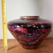 gilded glass vase Laque Line