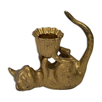 Bougeoir chat