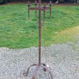 Lampadaire des années 50 en fer forgé