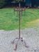 1950s wrought iron floor lamp