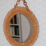 Rattan sun mirror 530mm