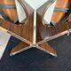 Vintage round table 1 extension rosewood 70's