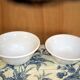 2 porcelain mixing bowls (Made in France)