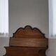 20th-century Art Deco storage bench in walnut, by a Danish cabinetmaker.