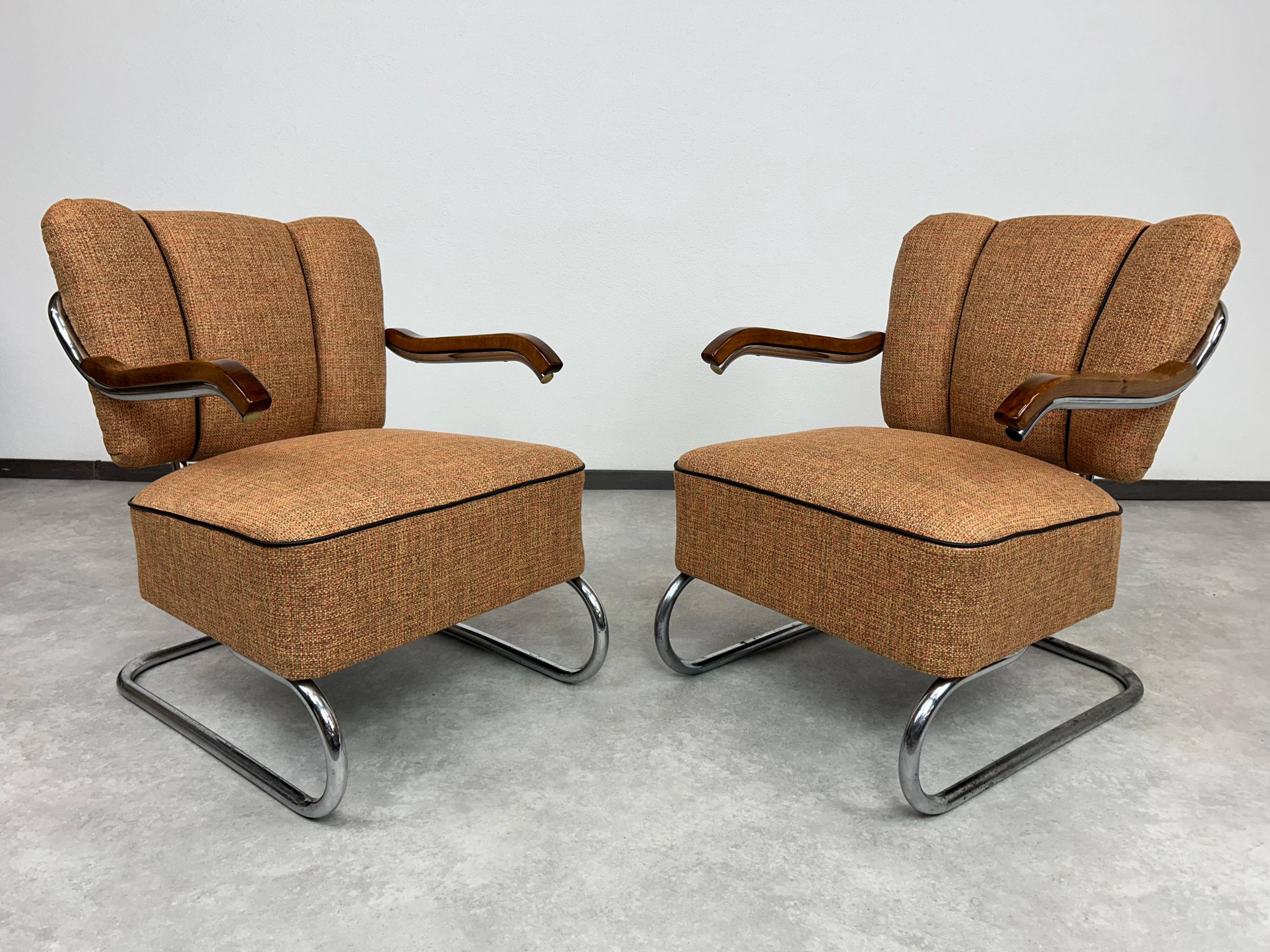 Fauteuils Bauhaus par fa Hynek Gottwald