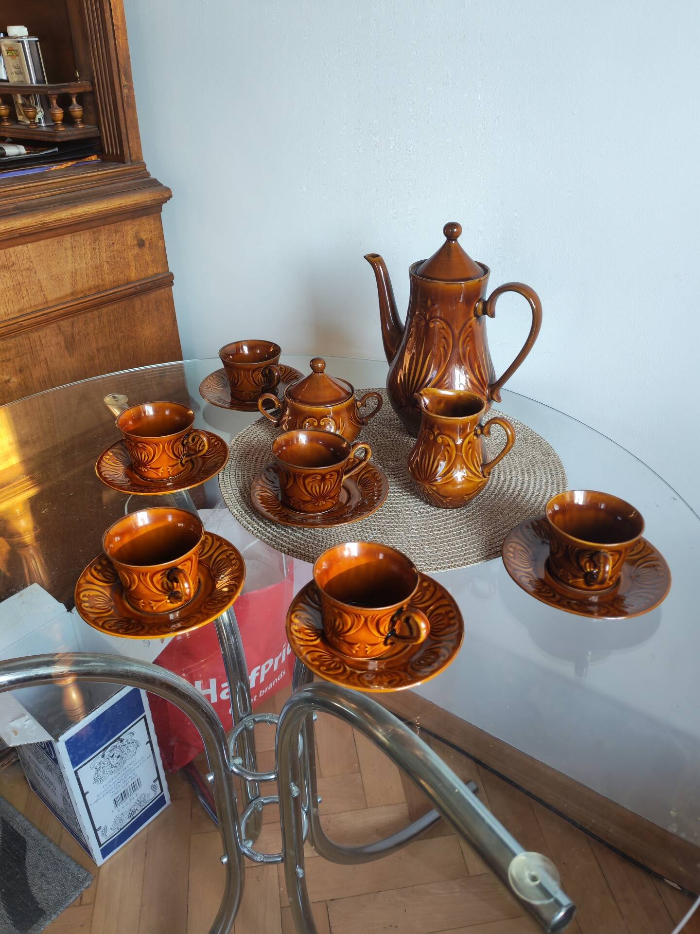Mid-century coffee service Poland 1960