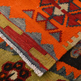 7x12 Scandinavian Kilim Rug, 205x384Cm
