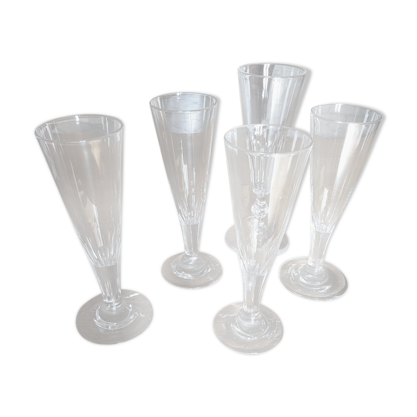 4 champagne flutes sold individually