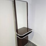 Miroir BAUHAS des années 70 en noyer