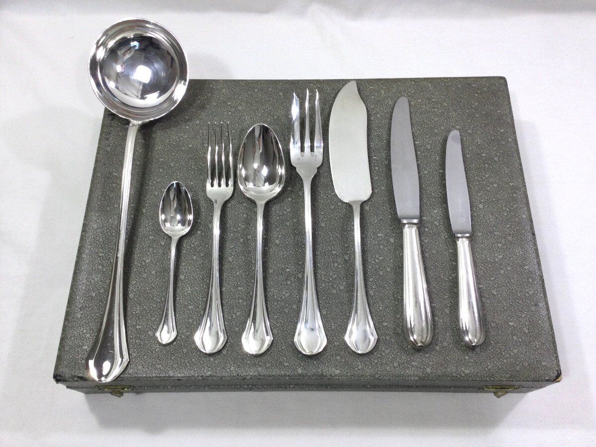 Christofle cutlery set Printania 63 pcs