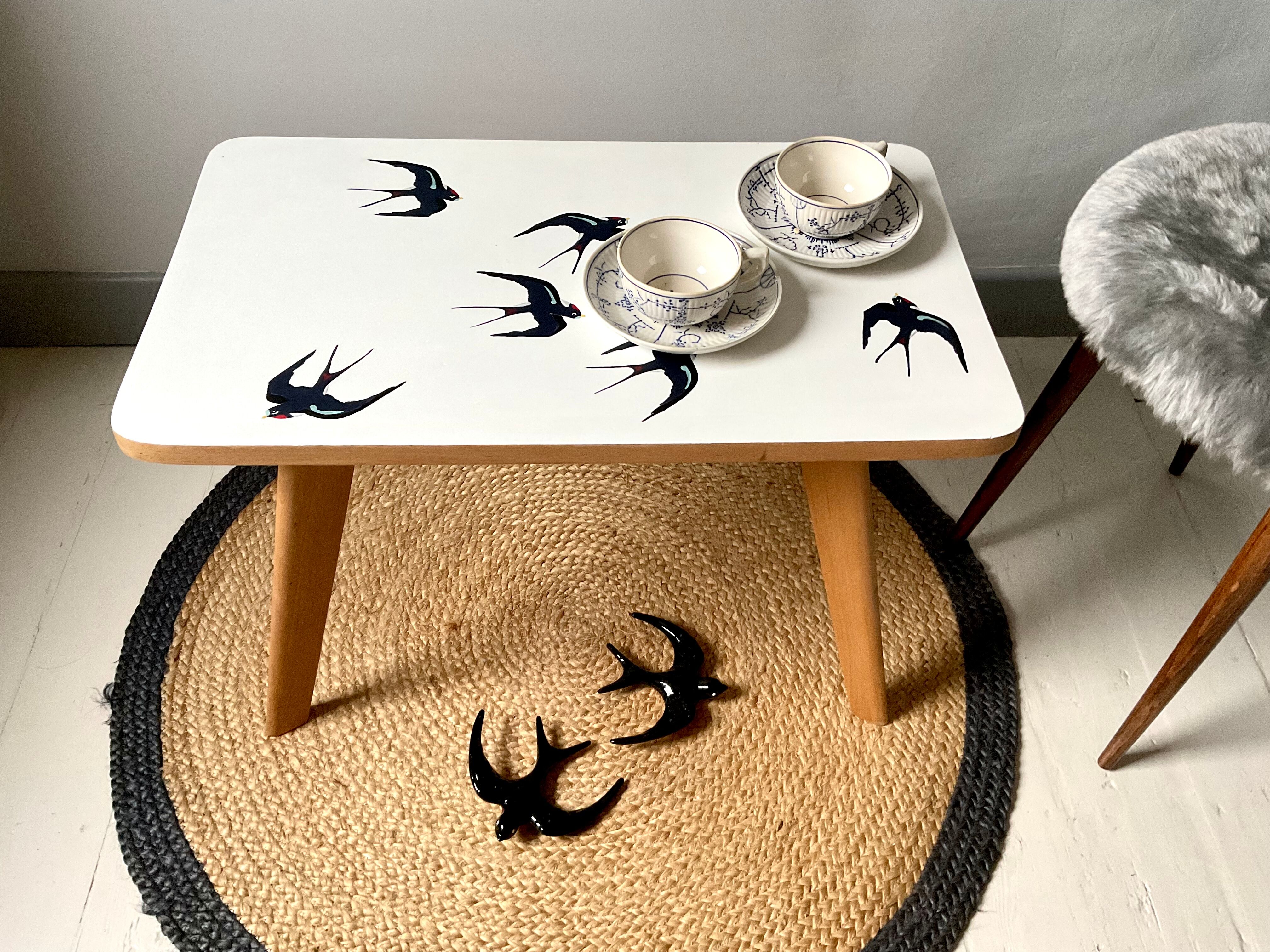 Swallow vintage coffee table