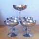 Set of 5 L'Etang Remy stainless steel ice cream cups