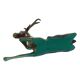 Vintage Bronze Sculpture Reclining Deer Sarreid Ltd 32cm
