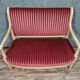 Directoire bench in lacquered wood around 1900