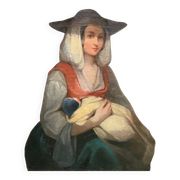 Mère à l’enfant, XIXe Italie