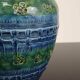 Vase by Aldo Londi for Bitossi 20th century blue background