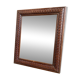 Miroir biseauté en bois mouluré 39 x 33 cm