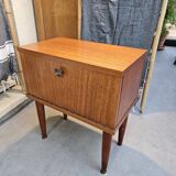 Scandinavian style bedside table 1960