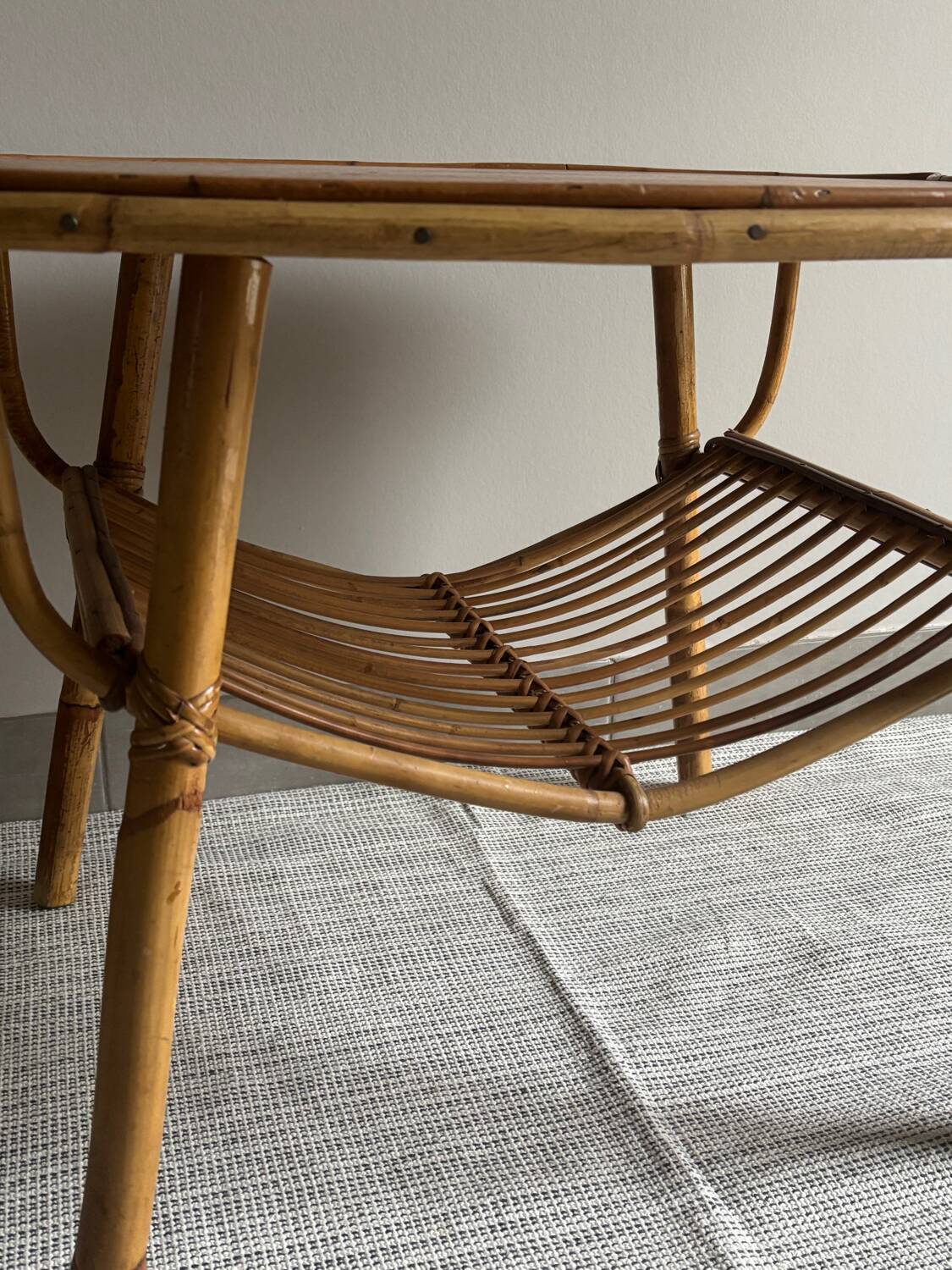 Rattan coffee table