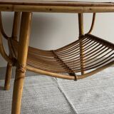 Rattan coffee table