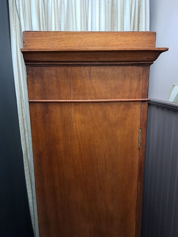 Cartonnier en acajou et cuir