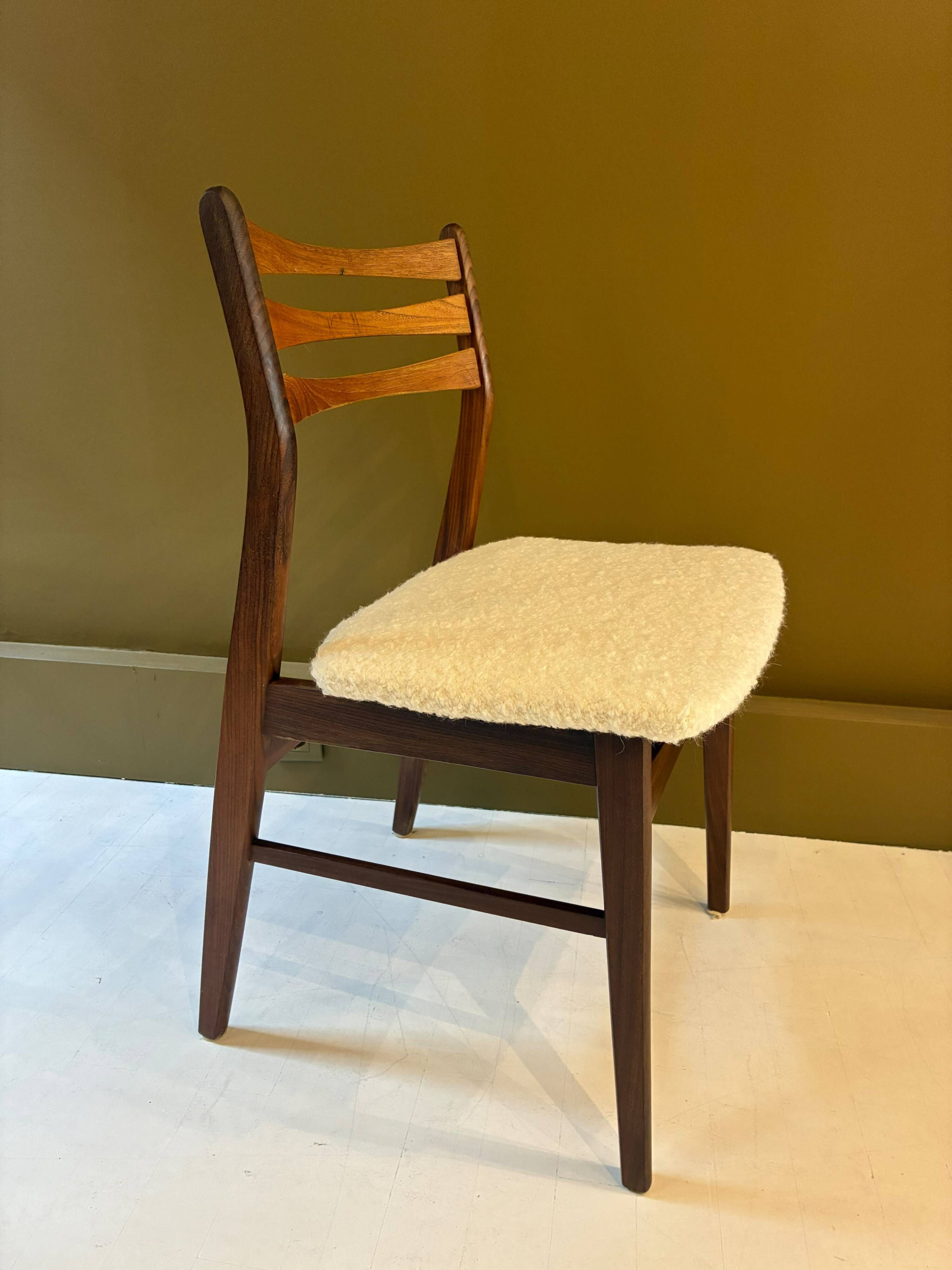 Set of 4 dining chairs, Denmark 1970
