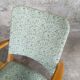 Scandinavian compass foot armchair