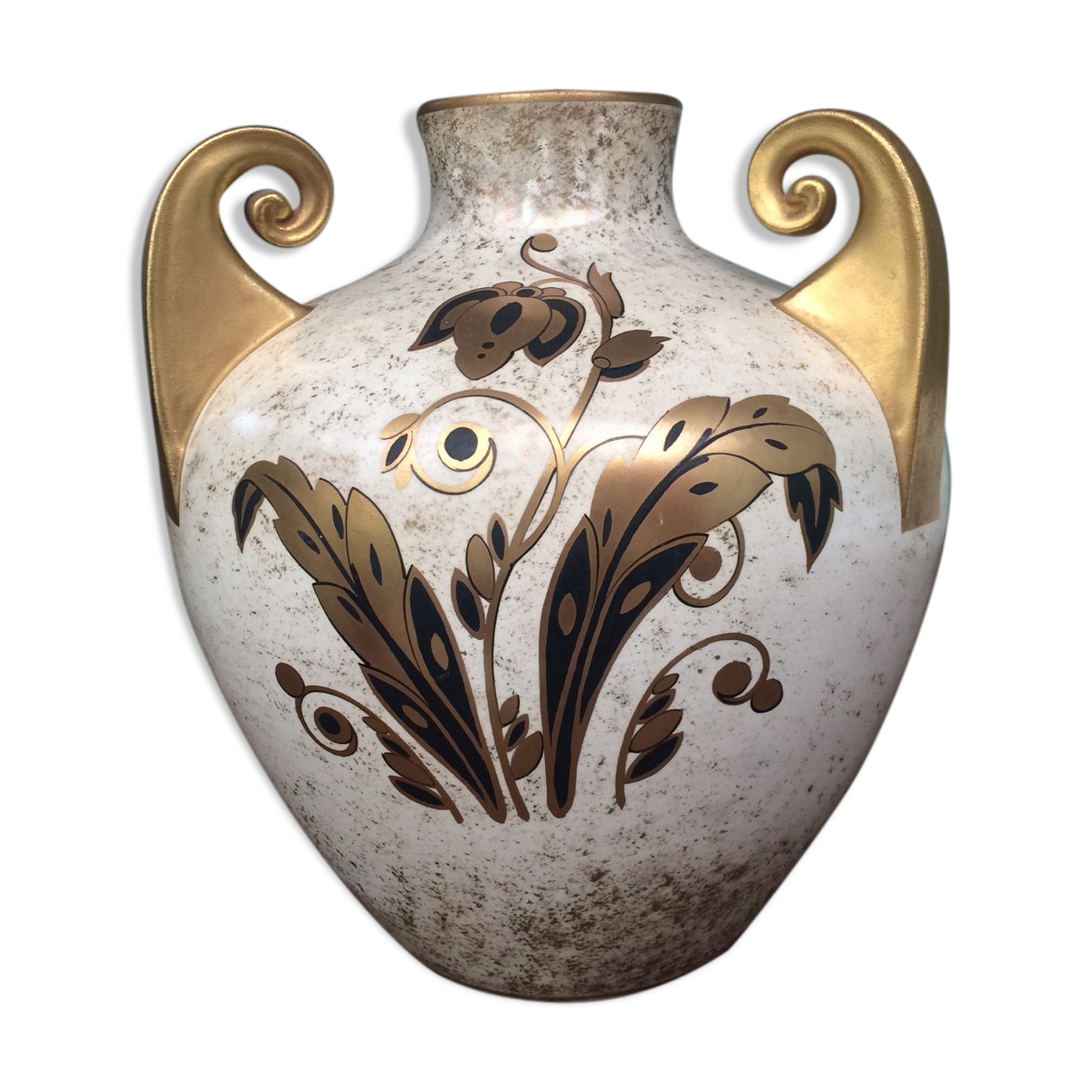 Art deco vase signed Maurice Pinon