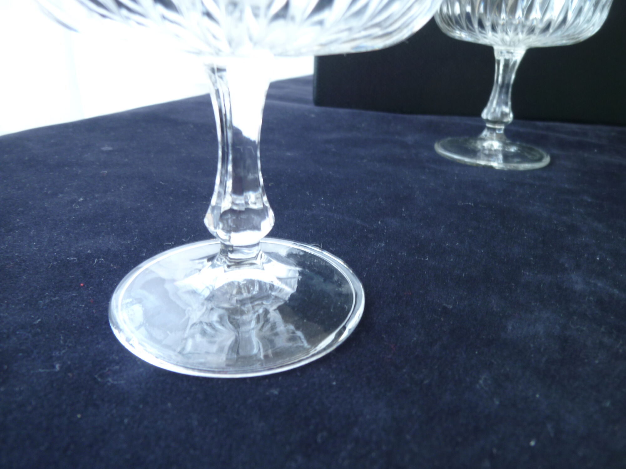 Set of 6 VMC Reims Glass Cups for Champagne, Ice cream, fruit etc.