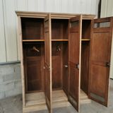 Wooden locker room bank of France period 1930