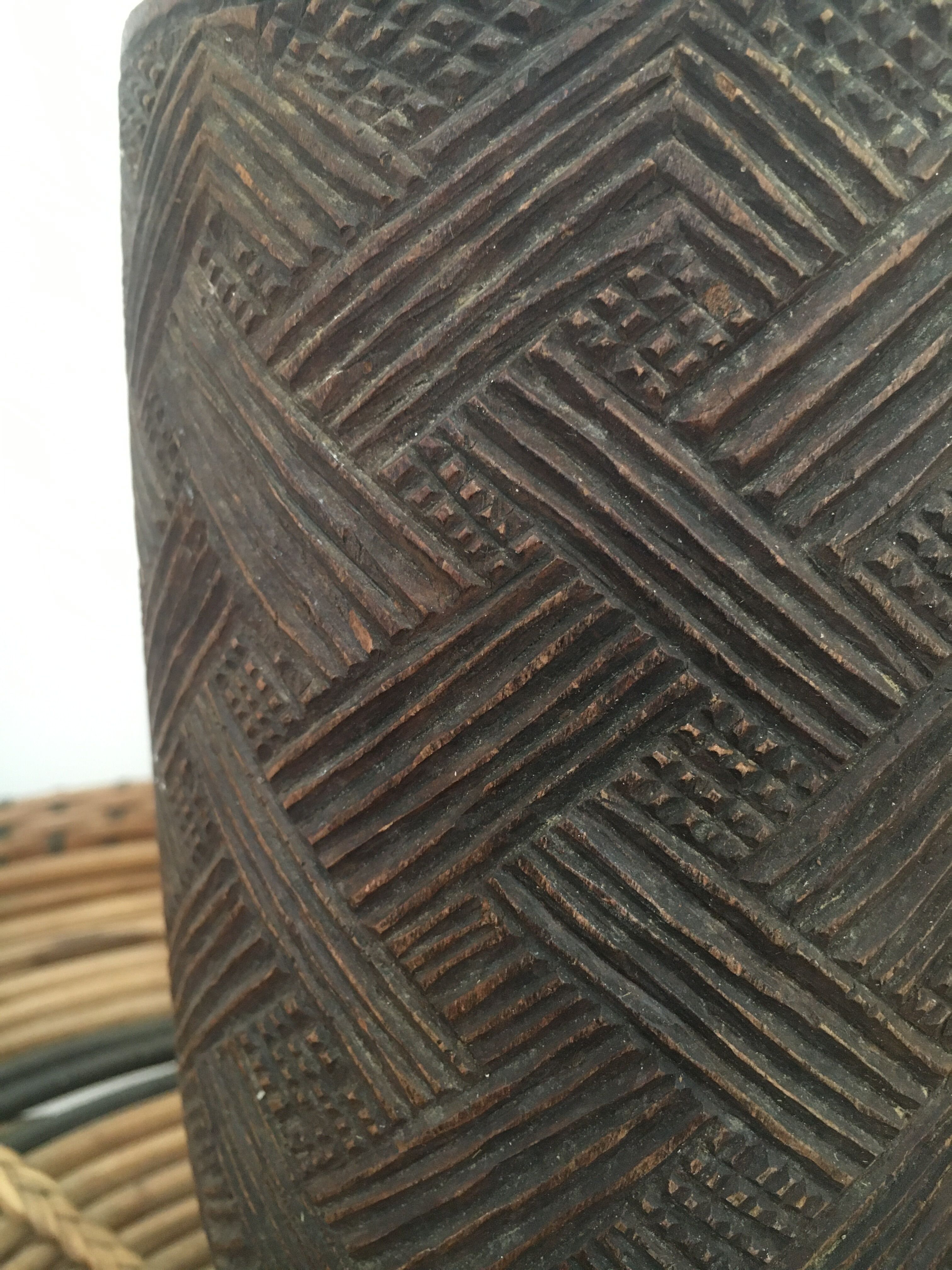 Wooden Kuba vase - Congo - Africa