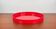 Swedish red plateau from the space age mid-century, 1960s