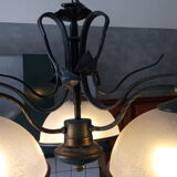 Lustre 3 lumières en fer forgé
