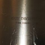 Plat de service ovale en inox massif 18-10. Guy Degrenne