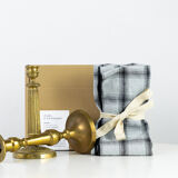 2 candle holders and 2 tea towels — All fire all flame #55