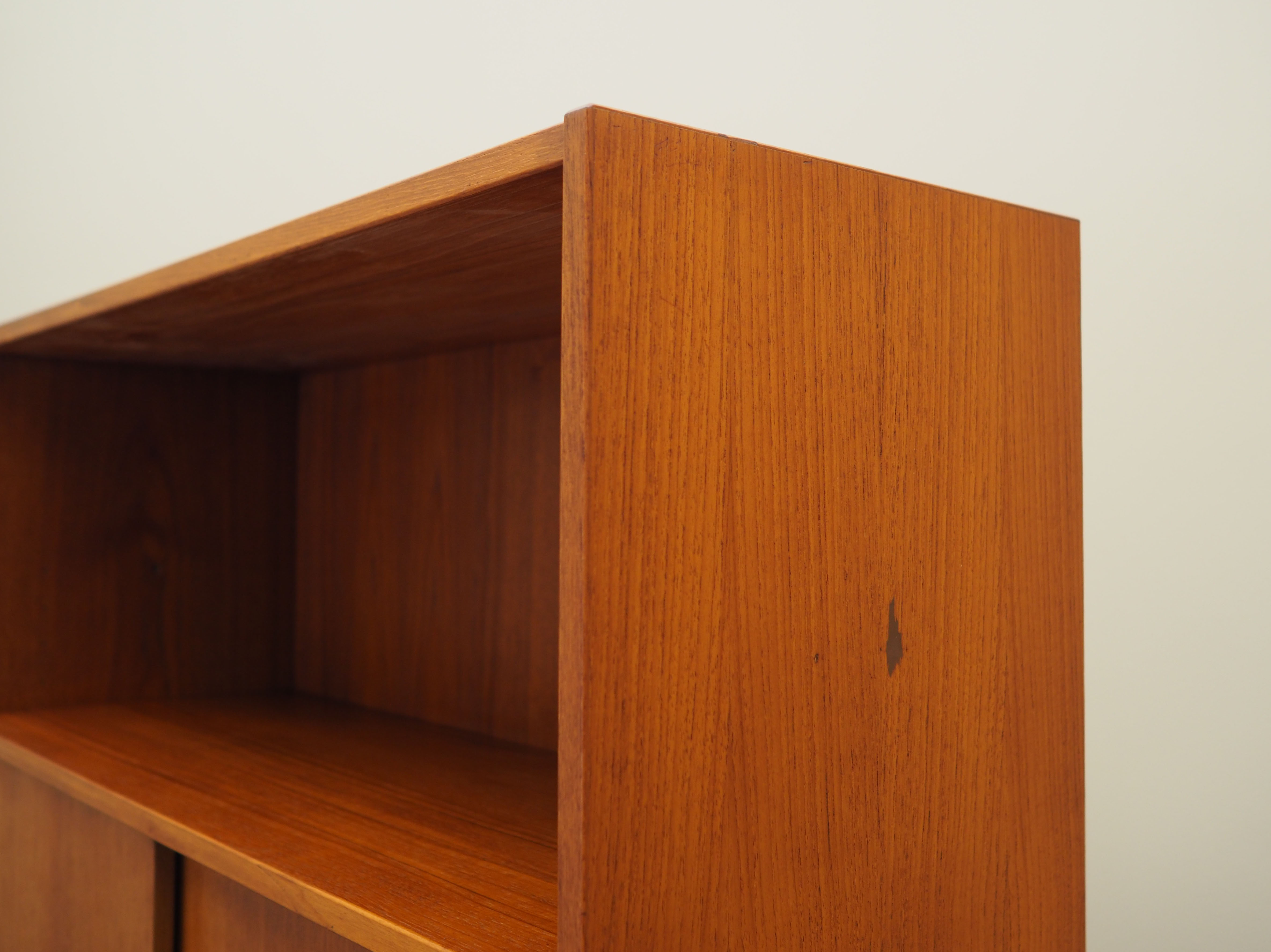 Teak bookcase, Danish design, 1960s, production: Denmark