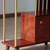 Illuminated Room Divider - Rosewood & Brass