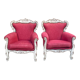Pair of armchairs