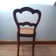 Chaise bois et cannage