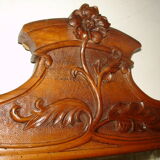Dressing table and mirror in Walnut around 1880