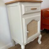 Wooden bedside table