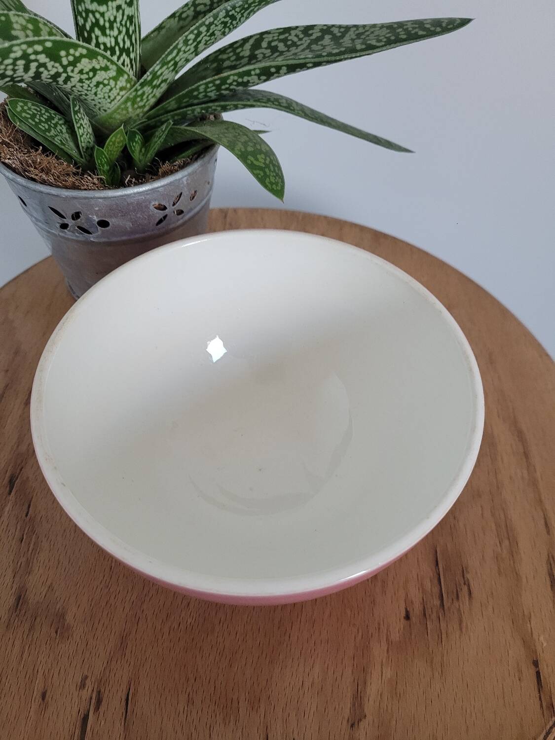Bol porcelaine opaque rose