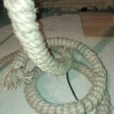 Rope floor lamp