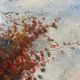 HST painting Marcel Falcinelli (1900-1980) "Dog on the lookout" + frame