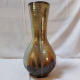 Large vase in flamed Boufflioux sandstone signed GUÉRIN - 1930s