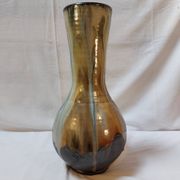 Grand vase en grès flammé de Boufflioux signé GUÉRIN - Années 30