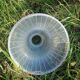 White striped glass pendant lampshade
