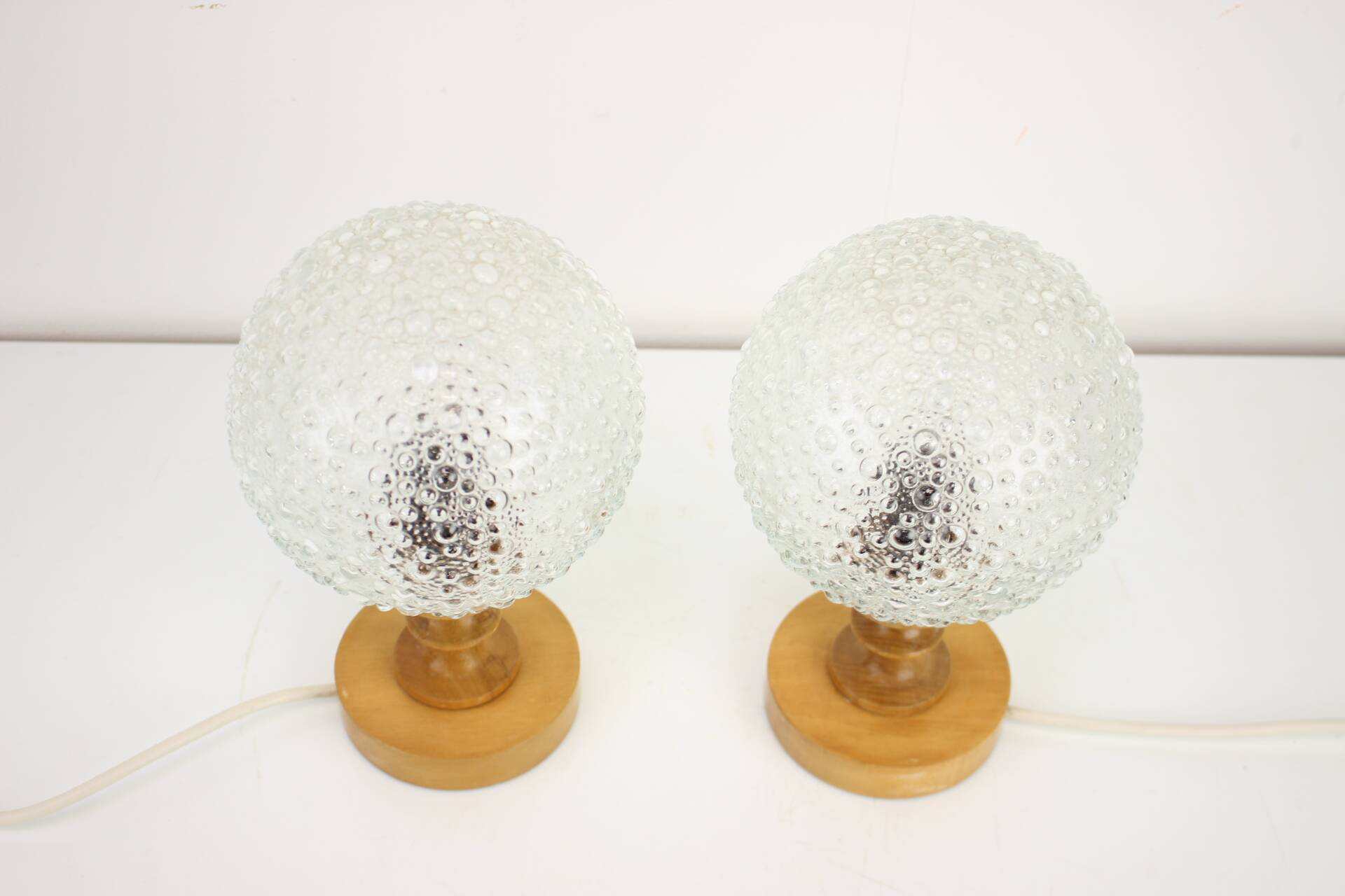 Pair of Mid-century Table Lamps, 1970's, Hungary